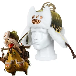 Game Unisex Teenagers Adult Monster Hunter Wilds Palico Cosplay Hat