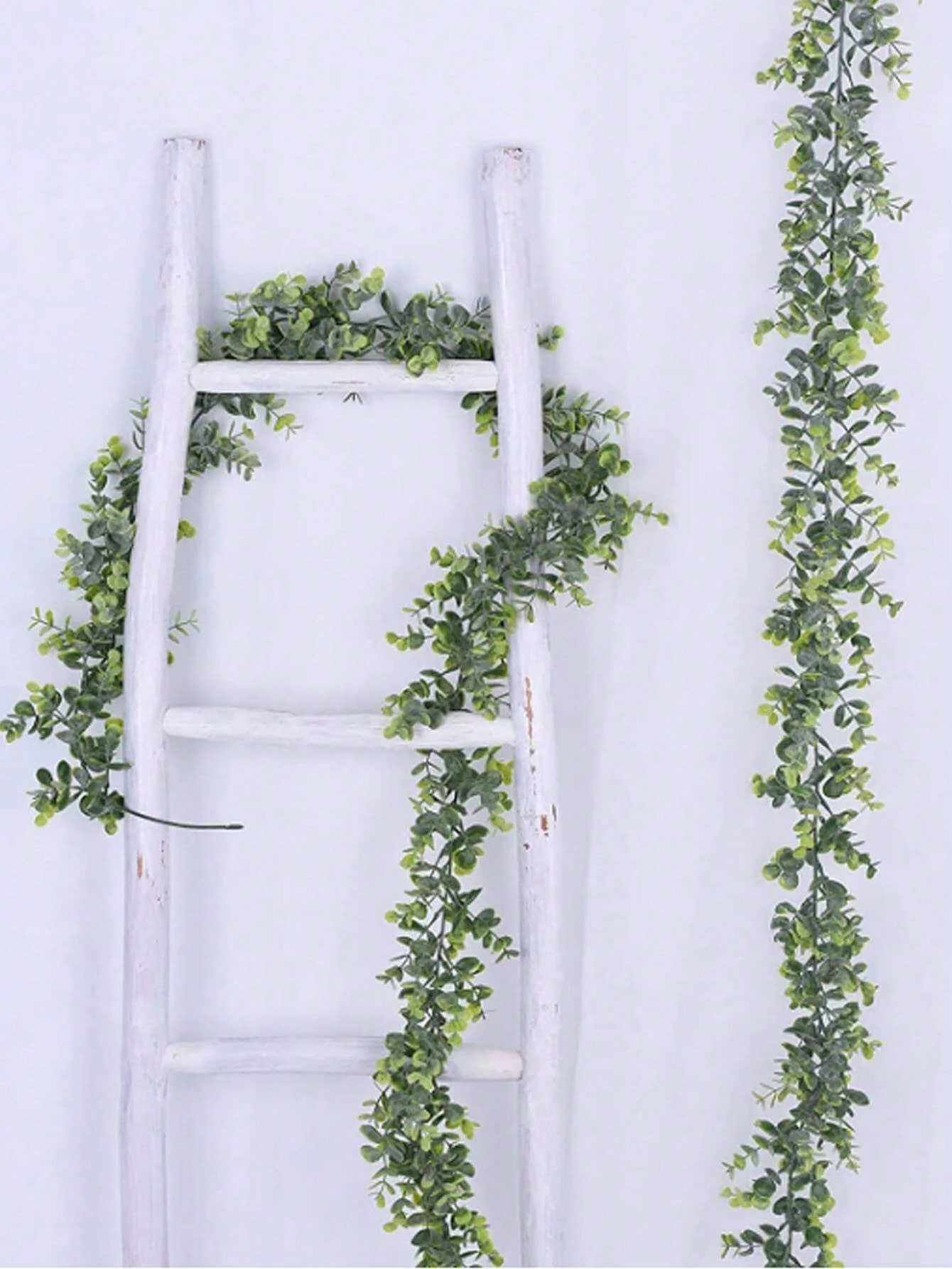 1pc Artificial Eucalyptus Leaf & Ivy Garland Greenery Vine For Wedding Party Decoration, Suitable For Party, Courtyard, And Home