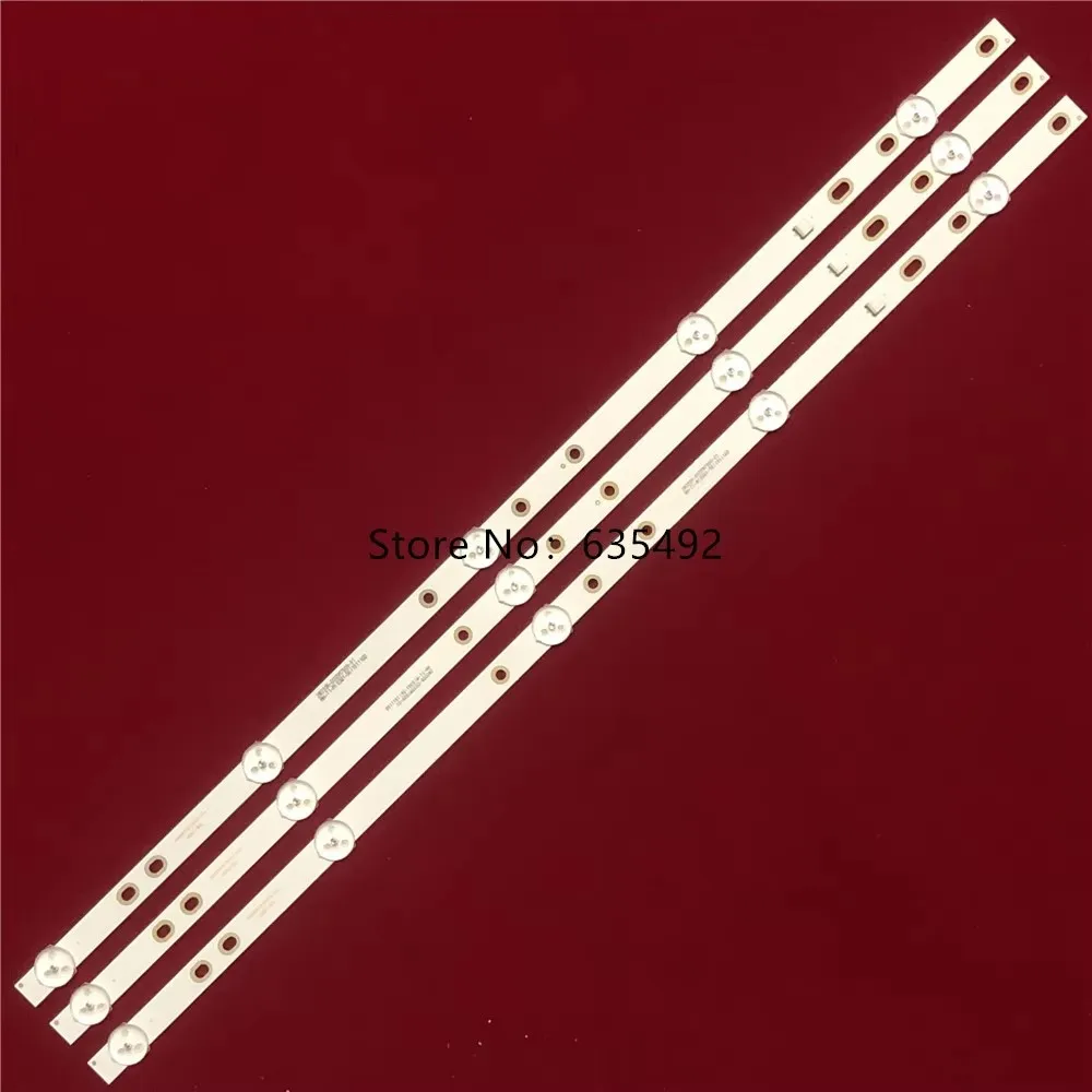 10 шт. светодиодная лента для подсветки для NES0NS 50F570T2 AKAI AKTV505 TI4910DLEDDS C50ANSMT-4K DS50M73-DS07-V01 DSBL-WG 2W2006-DS50M7301-01