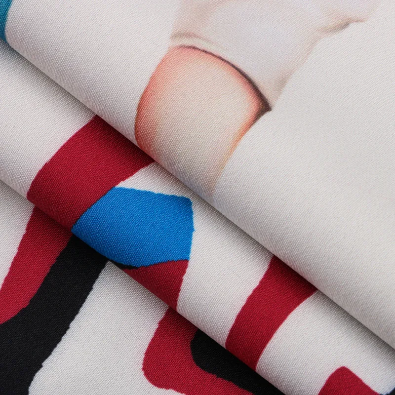 Spring summer men's fashion brand street digital print polyester youth baggy lapel shirt shorts set