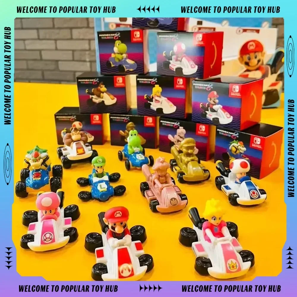 In Stock Toy McDonald Series Mario Figure Kart Happy Meal Toys Collectible Model Figures Dolls Custom Decoration Children Gifts