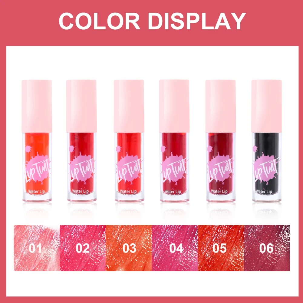 Fruit Juice Lip Tint Non-stick Cup Liquid Lipstick and Blush 2 In1 Waterproof Long Lasting Water Lip Stain Lips&cheek Makeup