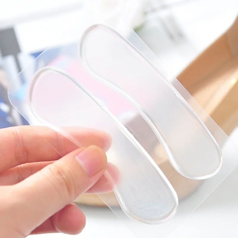 Shoes Insoles Accessories Silicone Gel Heel Protector Clear Cushion Insert  Girl Protector Foot Feet Care Shoe Insoles For Shoes