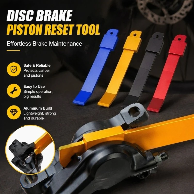 

Bicycle Disc Brake Piston Resetting Pusher Aluminum Bicycle Repair Road MTB Bike Brake Tools Hydraulic Disc Caliper Adjustmen
