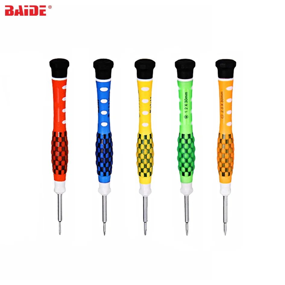 OEM Screwdriver 0.6 0.8 1.2 1.5 Pentalobe Y Phillips Slotted Telecom Screw Driver for iPhone 7 PC Game Consoles Repair Outfit