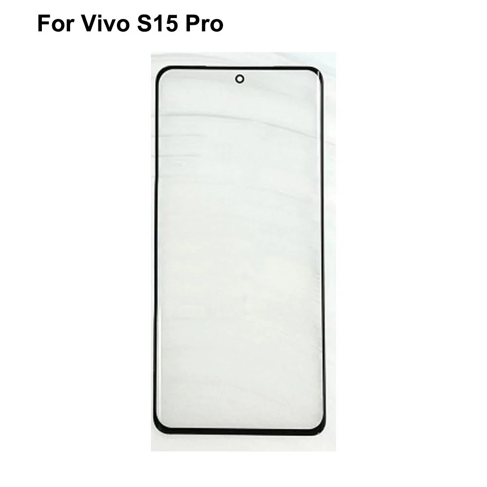 Parts For Vivo S15 Pro Touch Screen Outer LCD Front Panel Screen Glass Lens Cover For Vivo S 15 Pro Without Flex Cable