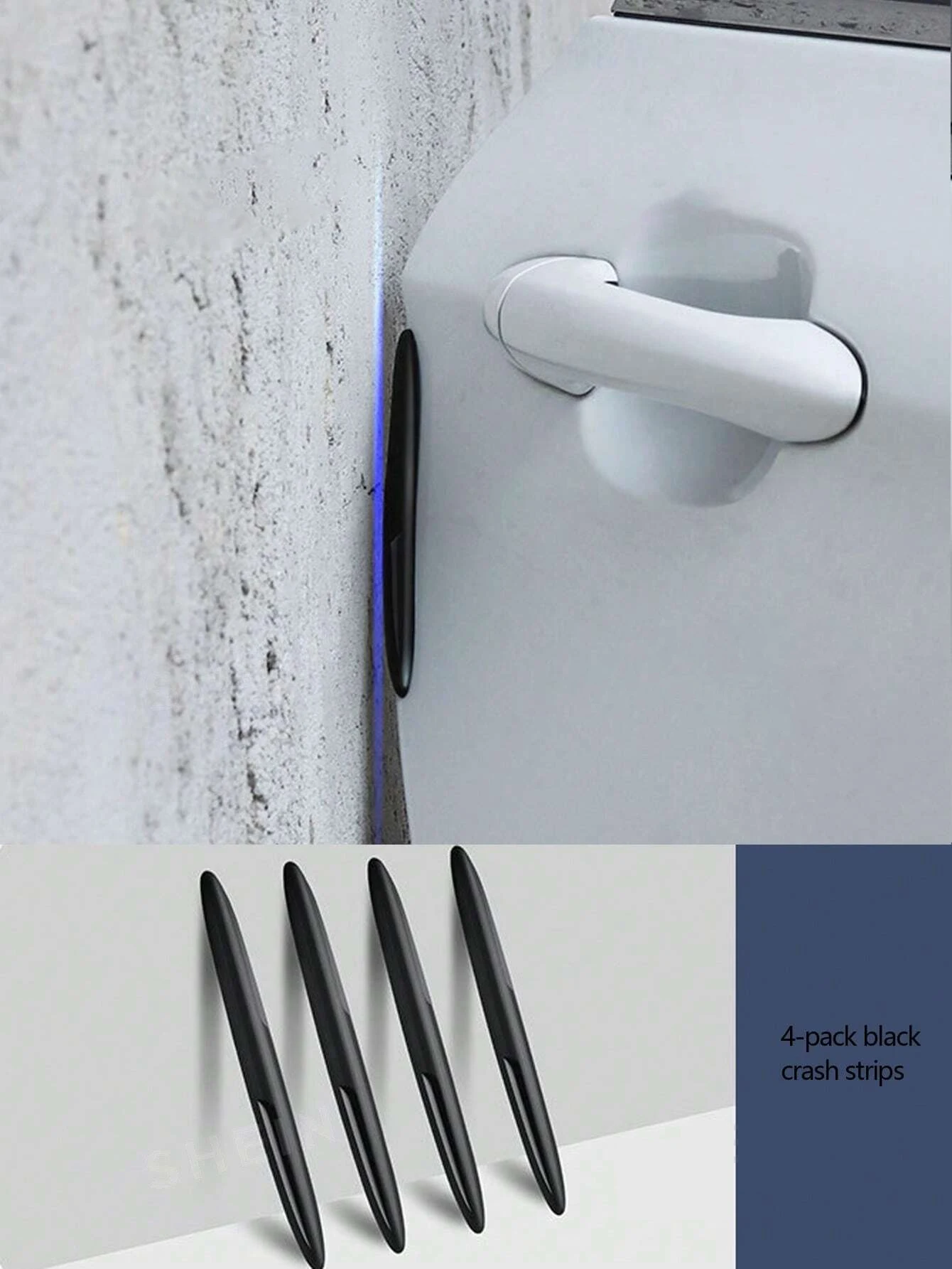 

4pcs General Motors anti-collision strips, scratch resistant self-adhesive anti-collision stickers, high temperature resistant