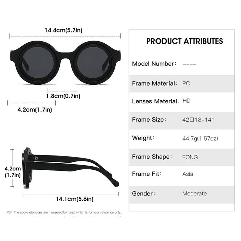 Fashion Vintage Round Sunglasses Women For Men Sun Glasses Punk Shades Luxury Brand Designer Classic Steampunk Shades UV400