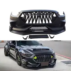 Upgrade S STYLE PP for Ford Mustang 2015-2017 Bodykit Front Bumper Body Kit,100% Perfect Installation
