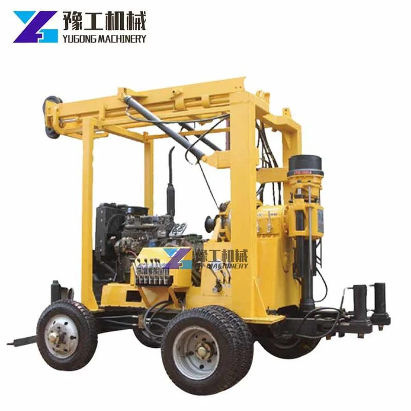 Movable Mining Rock Drill Rigs Diesel Engine Driven Borehole Pneumatic Water Drilling Rig Rotary Blasting Drilling Rig