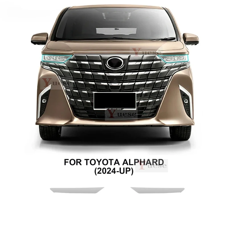 

Для Toyota Alphard 2024, 2 шт., защитная пленка для фар автомобиля, прозрачная дымчатая черная наклейка из ТПУ