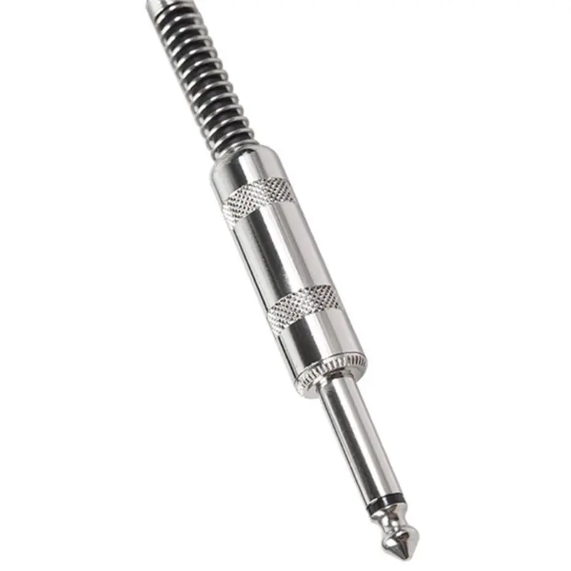 A97I-Cable USB To 6.35Mm Interface For Electric Guitar Recording Featuring Gold Plated Connectors And Noise Reduction 2M Length