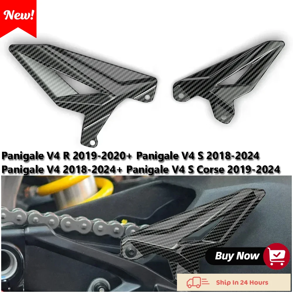 

Боковая защита пятки педали мотоцикла + для Ducati Panigale V4 V4S V4S Corse 2018-2024 Panigale V4 R 2019-2020 +