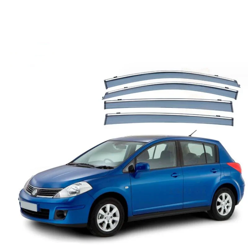 

Weather Shield Car Side Window Deflector Visor Awnings & Shelters For Nissan Tiida 2004 2005 2006 2007 2008 2009 2010 2011 -2023