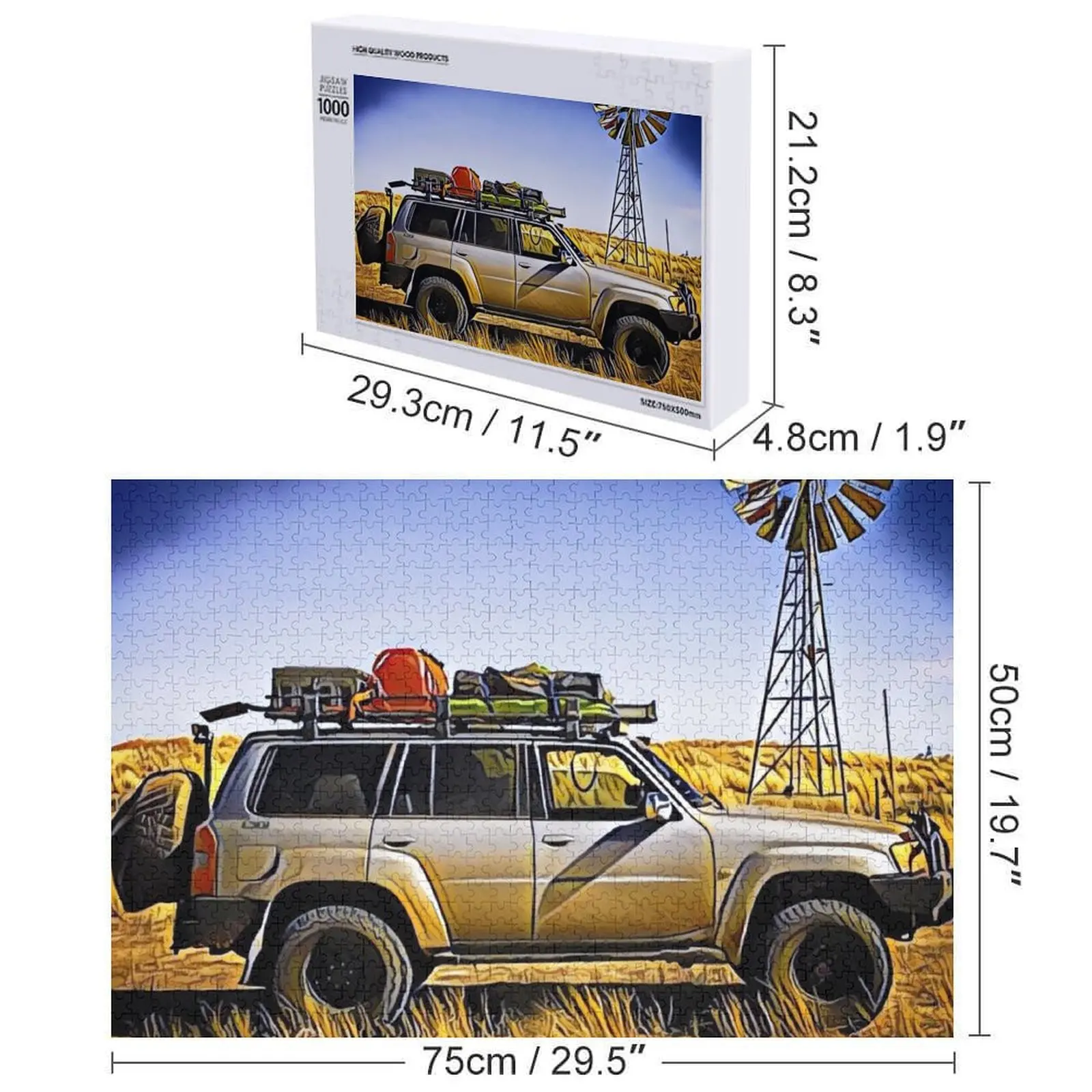 GU Patrol, Canning Stock Route Puzzle, personalisiertes Geschenk, verheiratetes Spielzeug für Kinder, Babyspielzeug-Puzzle