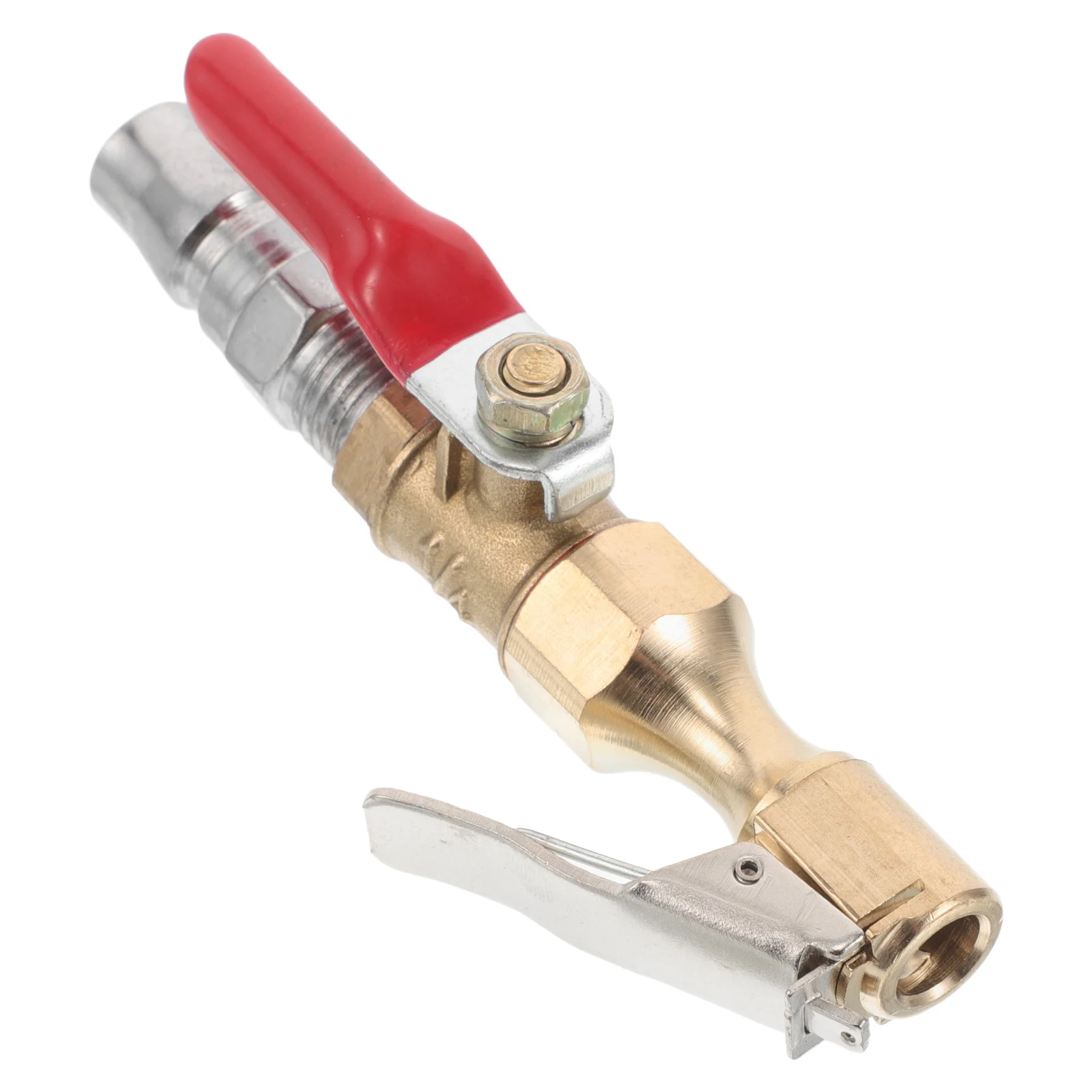 

Locking Air Chuck Tire Inflator Quick Connect Vehicle Air Chuck Metal Clip Tire Inflator Rapid Inflation