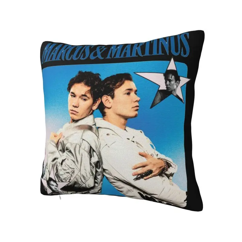 Custom Band M-Marcus And M-Martinus Square Pillow Case Home Decor 3D Double Side Print Cushion Cover for Sofa