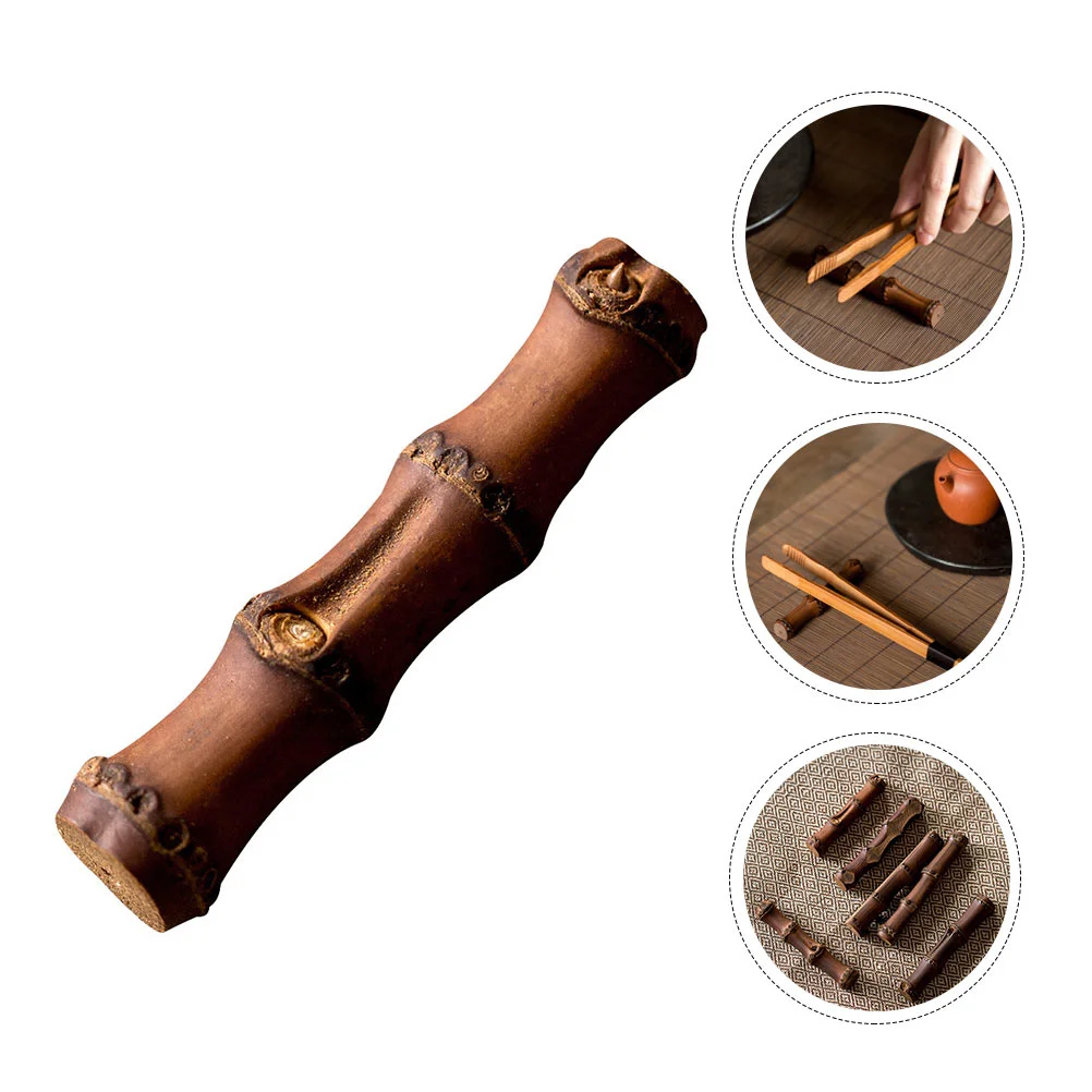 Tea Ceremony Carve Accessories School Accessory Pen Pillow Bamboo Root Brush Rests Play Holder