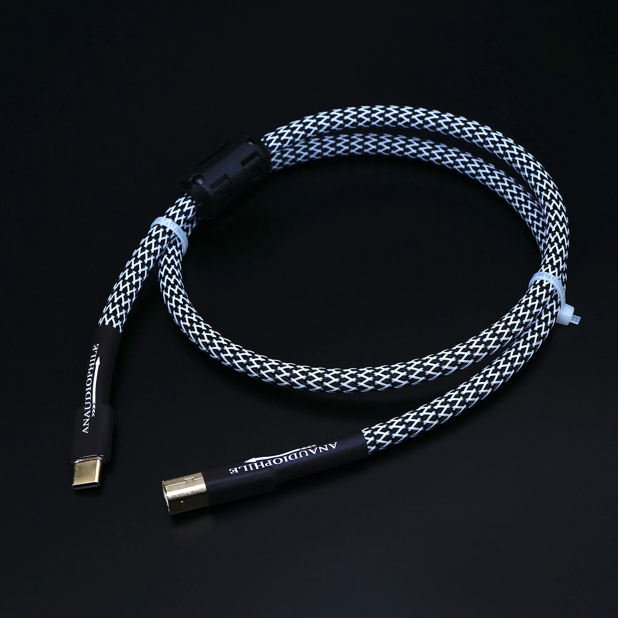 Customized HiFi CANARE USB Type C To B OTG Cable Audio Data Cable High Quality Thick For PC DAC Amplifier Nas