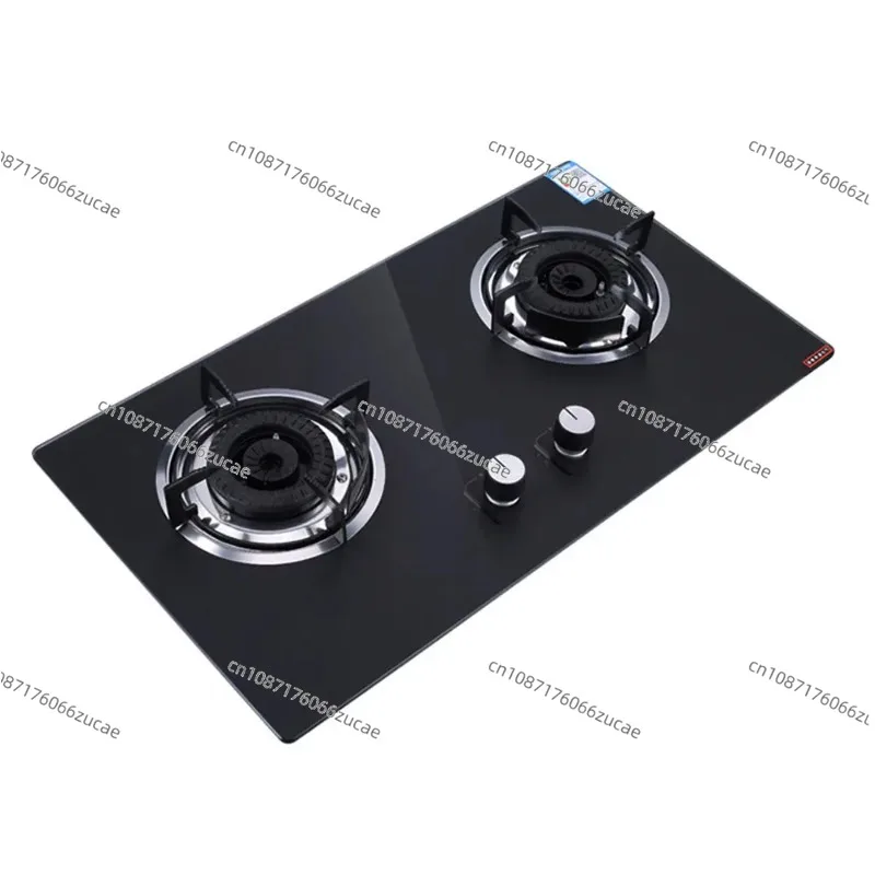 

Household Double Stove Built-in Gas Stove Dual-purpose Burner Liquefied Gas Tempered Glass