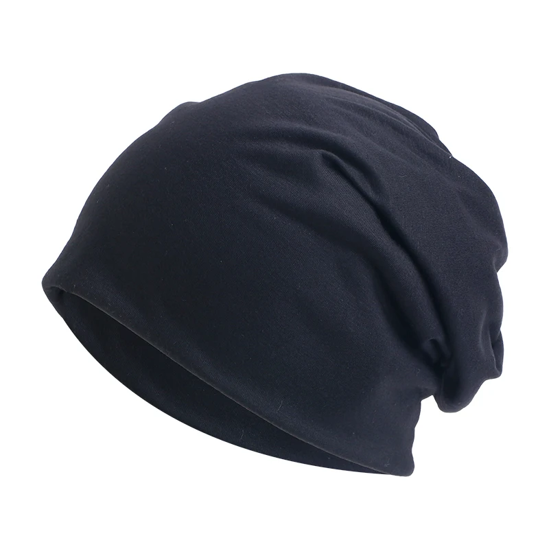 New Autumn Winter Women\'s Plain Beanie Hat Thin Breathable Outdoor Knitted Baggy Beanies Skullies Casual Skull Cap Chemo cap