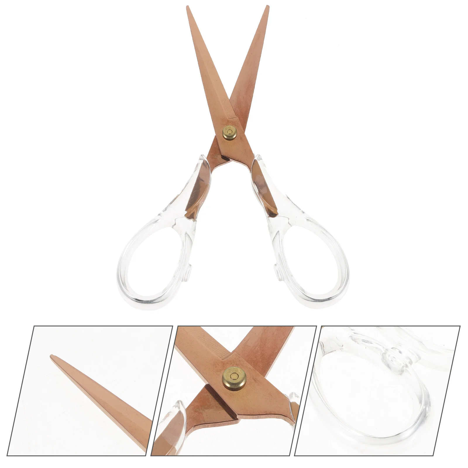 กรรไกรสแตนเลส 1 ชิ้น ปลายแหลมคม สำหรับตัดด้ายเย็บผ้า งานฝีมือ DIY งานปักครอสติช งานตัดเย็บ