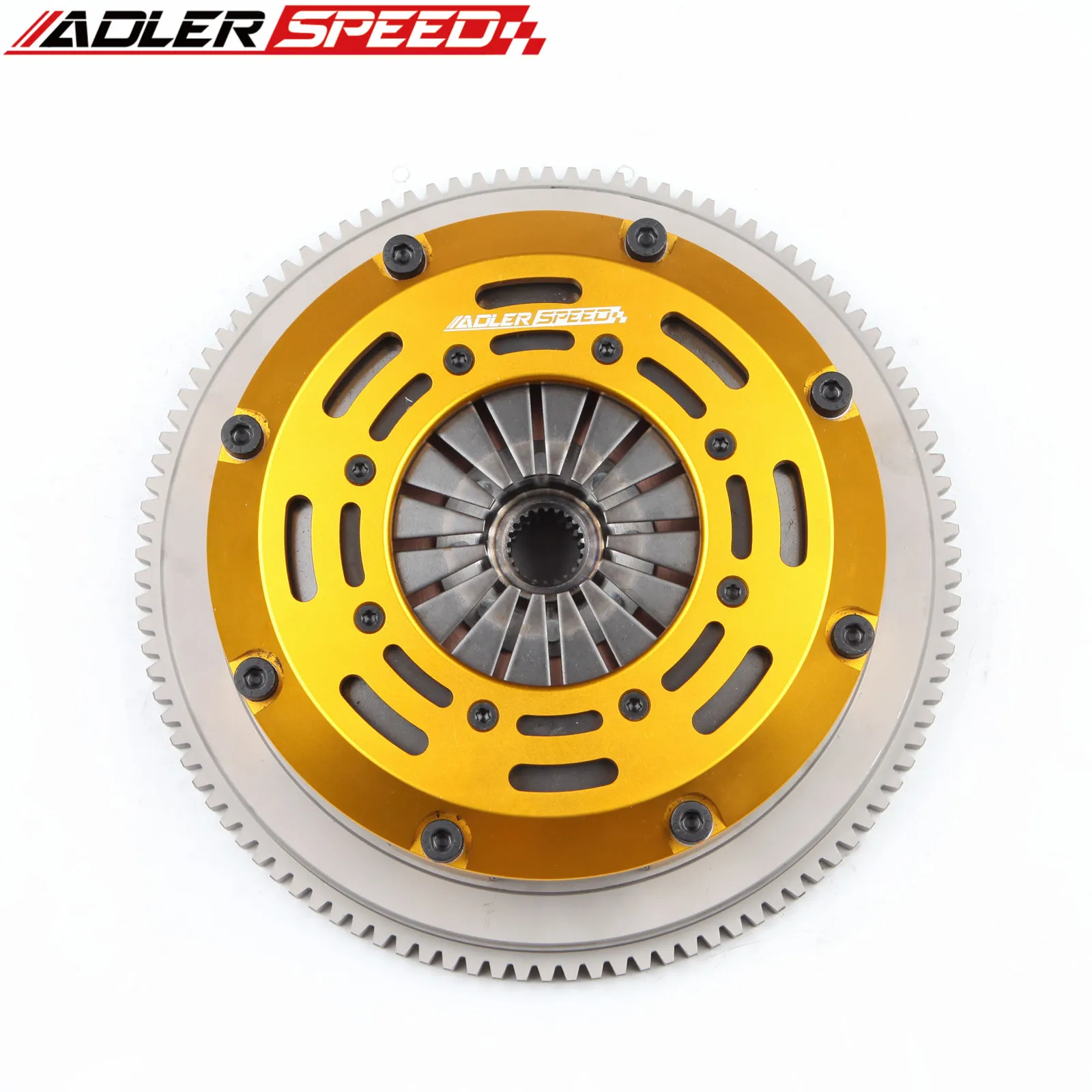 ADLERSPEED Racing Twin Disc Clutch Kit For Chevrolet Prizm/Pontiac Vibe/Toyota Celica GT/Corolla/Matrix/MR-2 Spyder 1ZZ-FE;5-spe