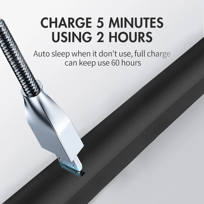 Pensil Stylus untuk Microsoft Surface Pro, pena 4096 kapasitif sensitif tekanan dapat diisi ulang dengan Palm Rejection MPP2.0 Tipe C