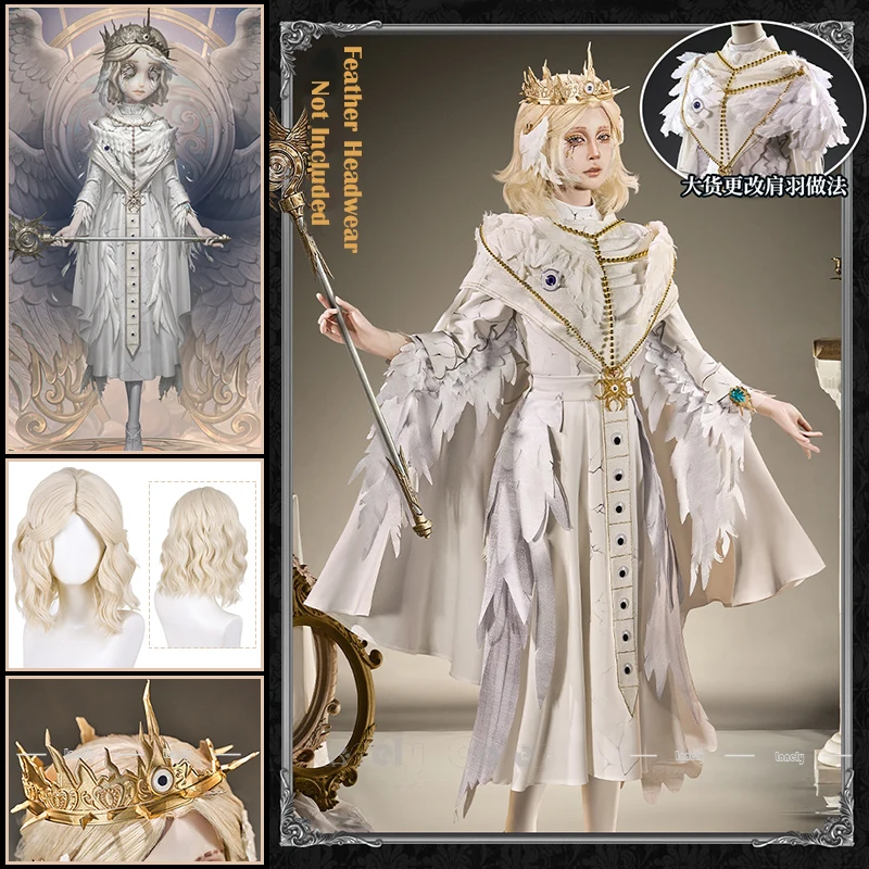 costume-cosplay-di-faro-lady-da-identity-v-parrucca-corona-pallida-abito-da-clerica-evelyn-mora-mantello-accessori-per-la-testa-oggetti-di-scena-per-halloween-e-carnevale