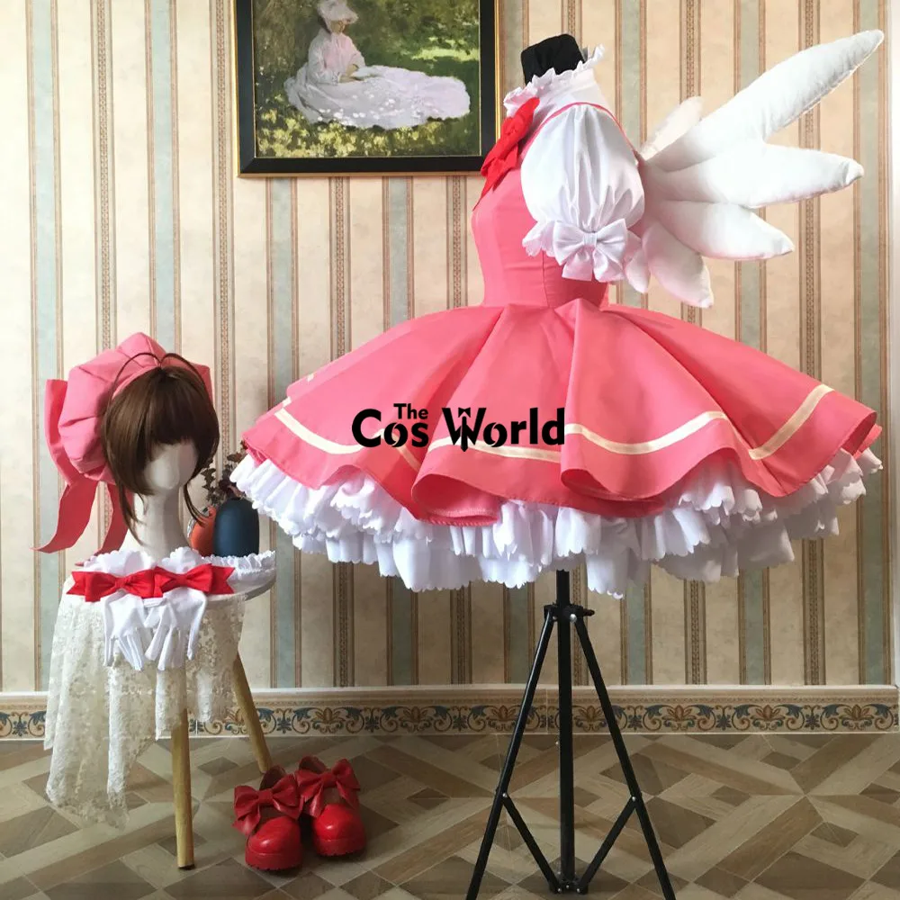 Cardcaptor Sakura kinmoto OP1 – robe uniforme, tenue Anime, Costumes Cosplay personnalisés