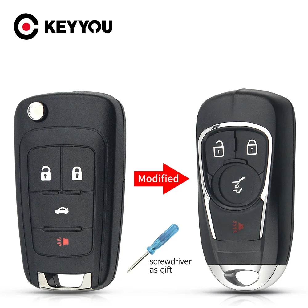 

Модифицированный корпус KEYYOU для Chevrolet Cruze Epica Lova Camaro Impala для Opel Insignia Astra J Zafira Keyless Go HU100 3/4 кнопки