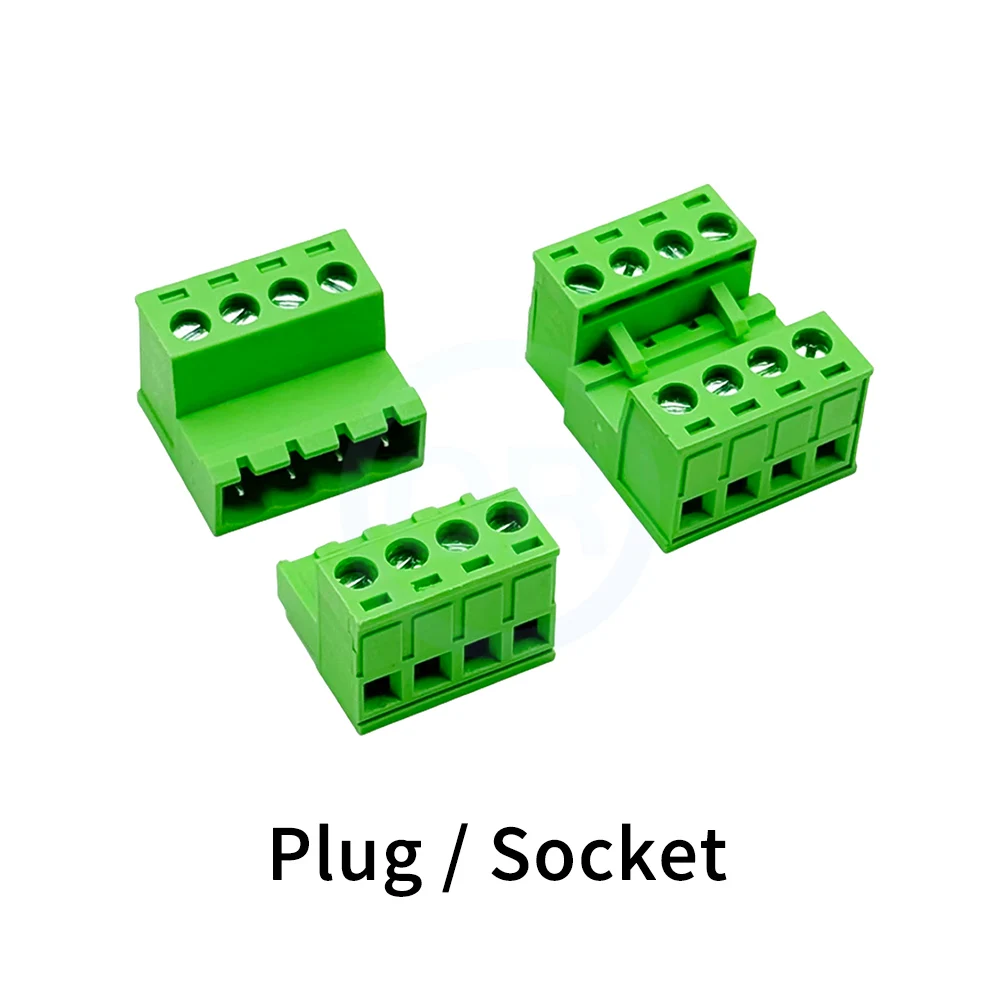 (5 Sets) KF 2EDGRK + 2EDGK 5.08mm Plug And Pull Terminal 2EDGKP 15EDGKP 5.08 Butt Welding Free Plug And Socket Set 2~24Pin