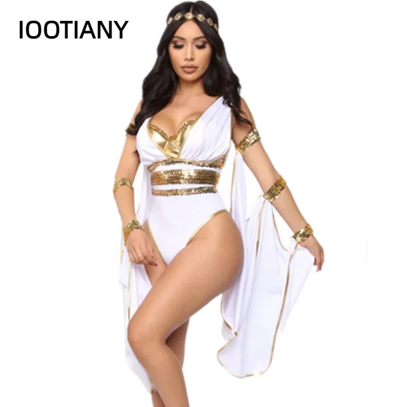 Halloween Costumes Women Ancient Egypt Egyptian Pharaoh Cleopatra Princess Costume Outfit for Adult