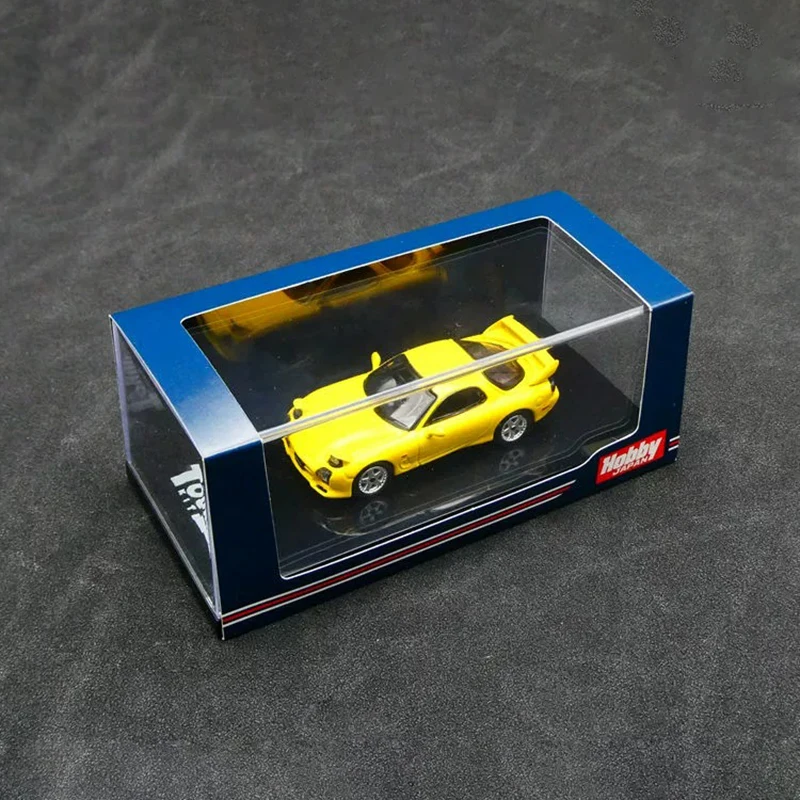 合金カーモデル,スケール1:64,mazda RX-7 fd3s,収集可能なお土産,rx7