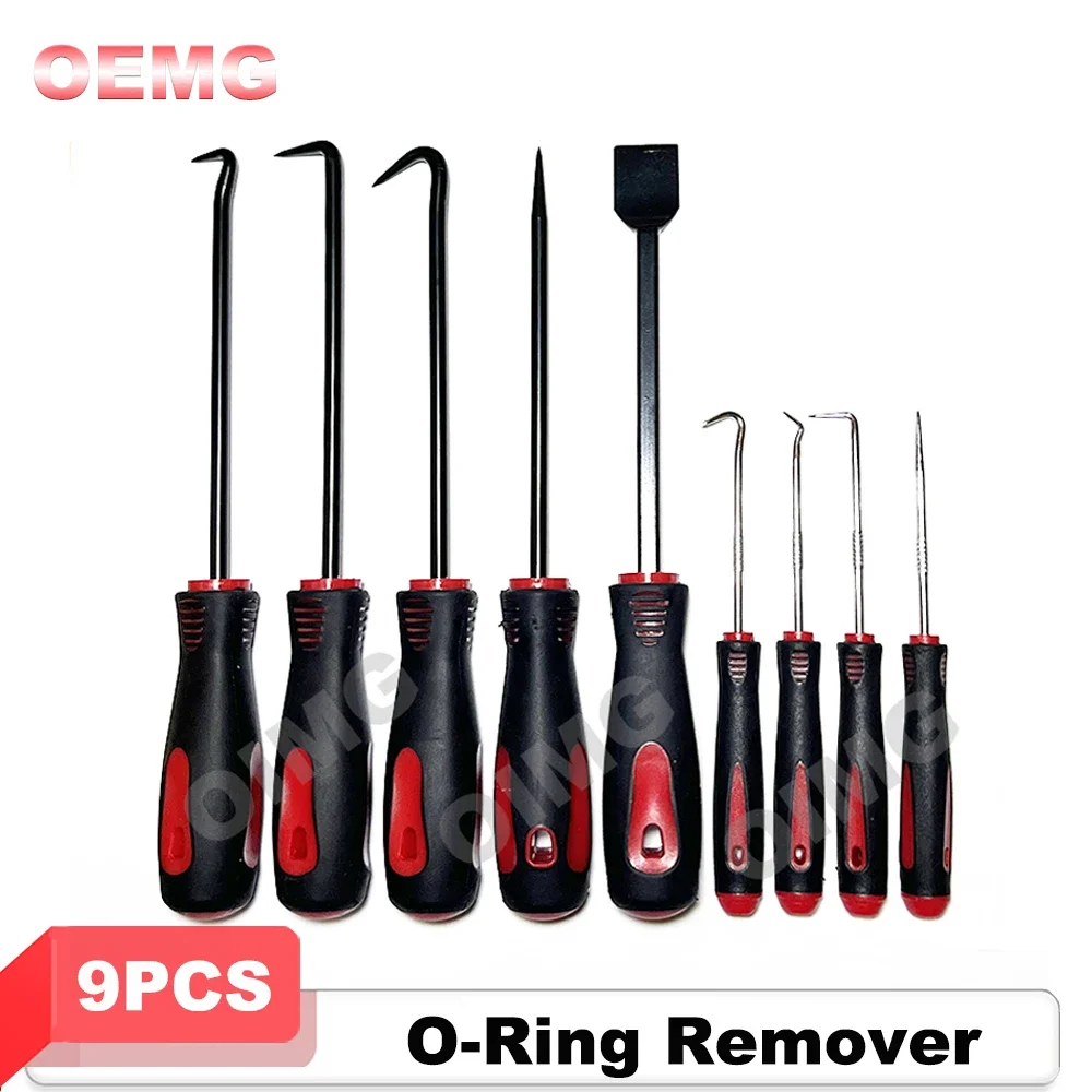 Car Oil Seal Screwdrivers Hook O-rings Remover Pick & Hook Set Hose Puller Gasket Scraper Disassembly Tool for Automotive Repair