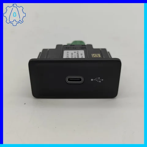 Для VW Passat B8 Arteon: USB Type-C интерфейс внешней зарядки с переключателем 3GD 035 726 B 3GD03576B, автомобильные аксессуары