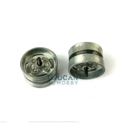 

One Pair HENG LONG 1/16 Leopard2A6 RC Tank 3889 Metal Idler Wheels Spare Parts Toucan Panzer Model TH00431-SMT8