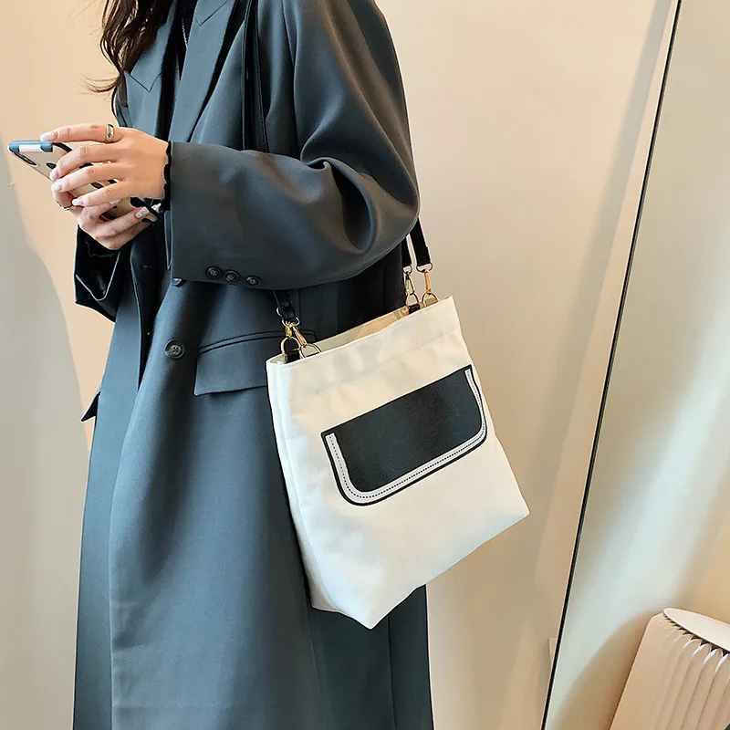 اسم مخصص مطرزة حمل حقيبة مدرسة حمل حقيبة شخصية هدية عيد ميلاد حقيبة قماش قنب حقيبة سفر Crossbody حقيبة مزودة بسحّاب