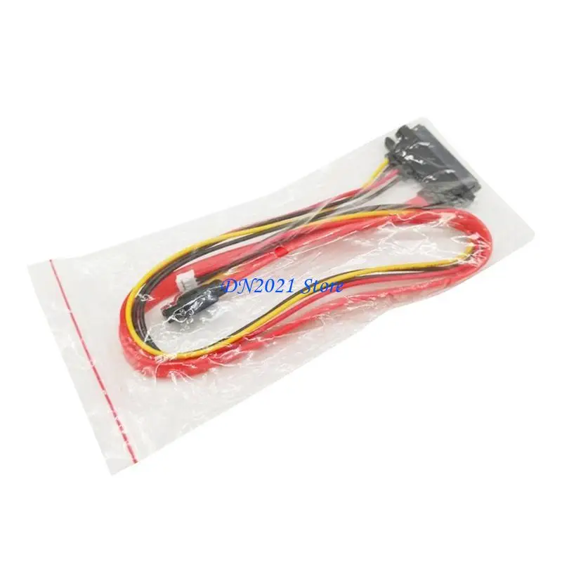 F3KE III 7 + 15 22 pin Male to Female Data Power Extension Cable Red Color for 2.5 