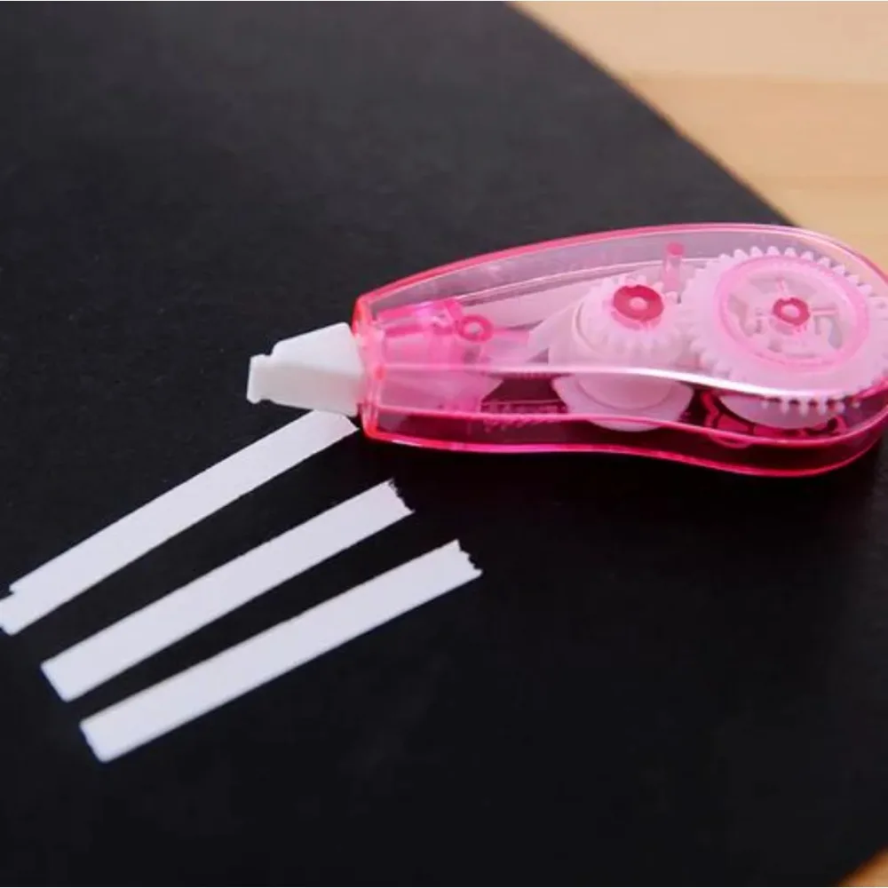 طالب القرطاسية تصحيح الشريط مفيدة نقطة بطانة بيتي المتاح حجم 5 مللي متر * 6 متر شريط لاصق على الوجهين بكرة الشريط الغراء