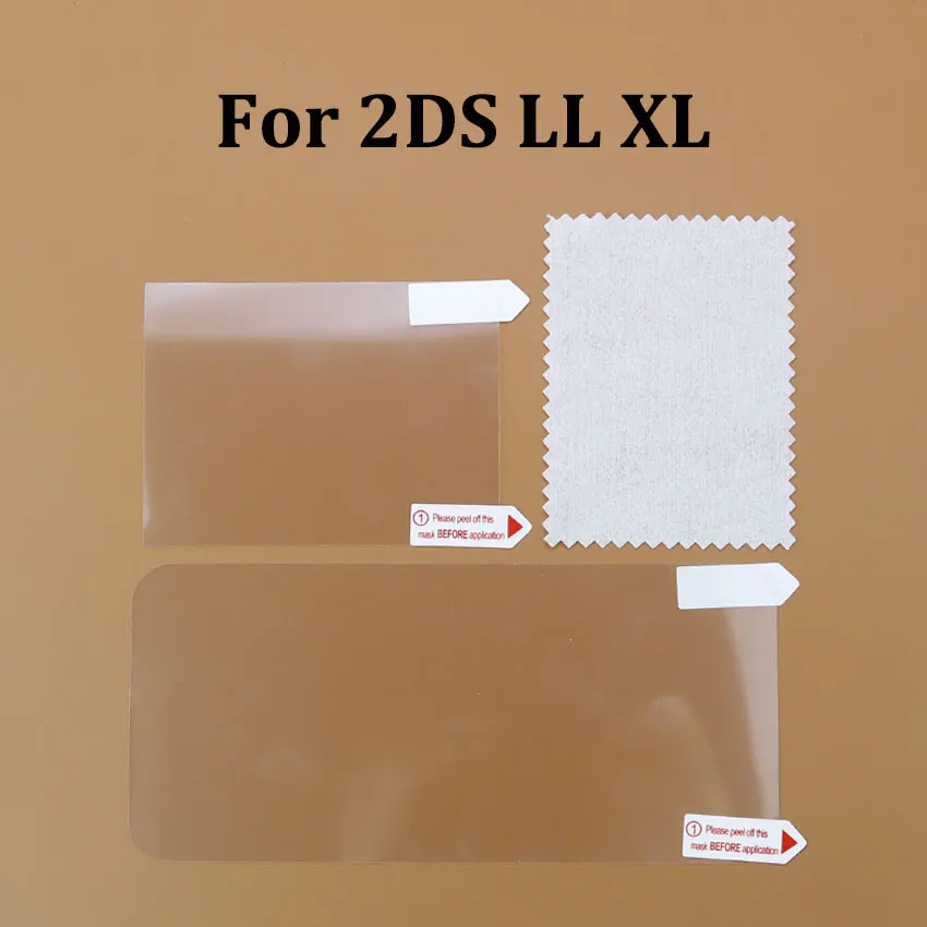 JCD Clear Protective Film For NDS DSi NDSi XL LL NDSL DS Lite Top+Bottom LCD Screen Protector For 2DS 3DS XL LL New 3DSLL 3DSXL