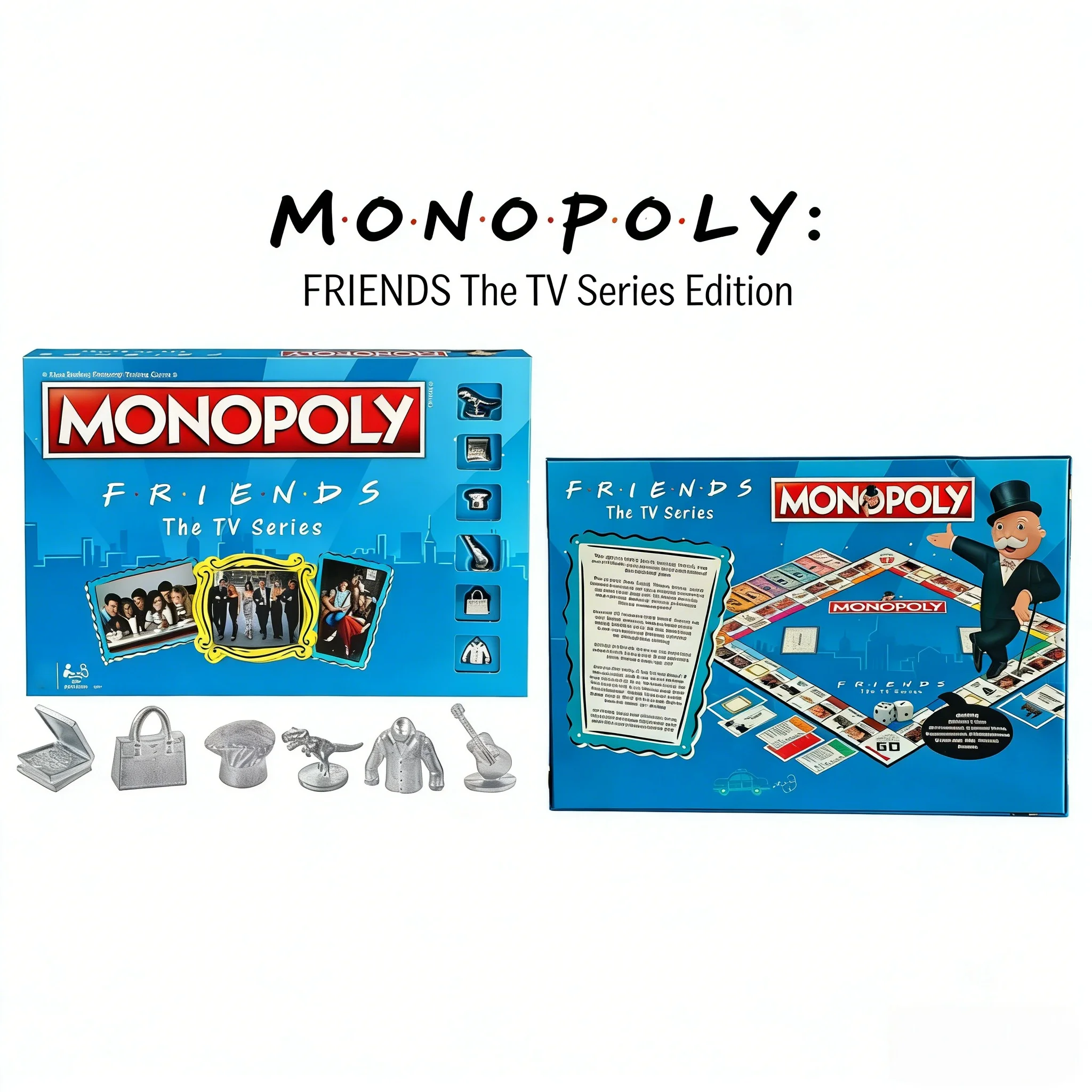 Hasbro Monopoly Friends Edition, Themed Property Trading Board Game for 2-6 Players