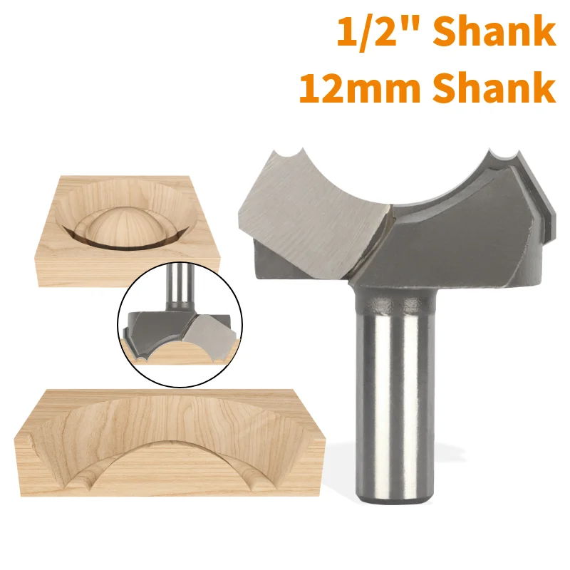 Double Dragon Ball Bit Router Bit Carbide Cutters Woodworking Milling Cutter For Wood Bit Face Mill End Mill