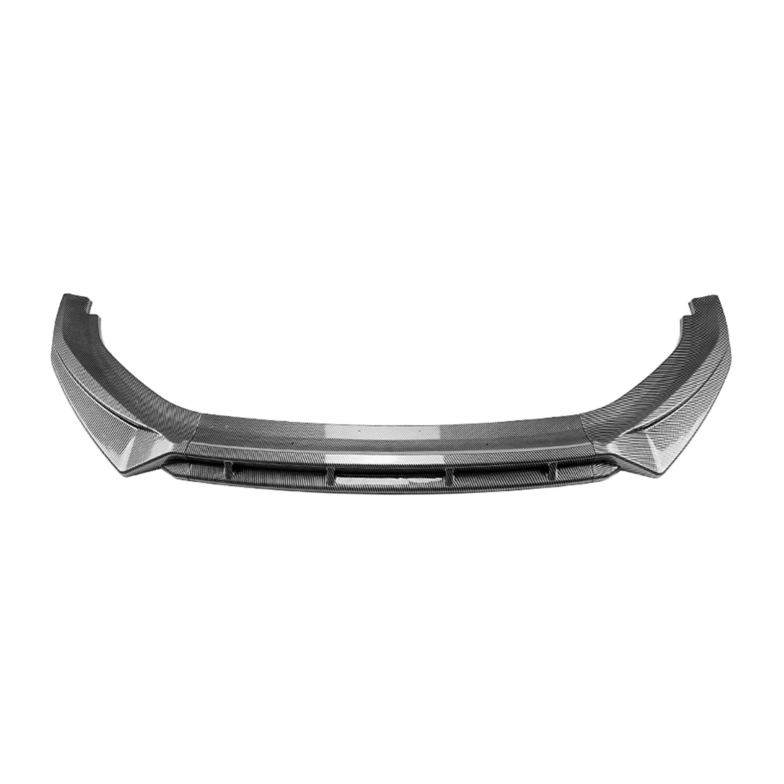 Front Bumper Spoiler Lip For Volkswagen VW Tiguan MK3 Rline 2024-2025 Carbon Fiber Look/Gloss Black Lower Splitter Protector Kit