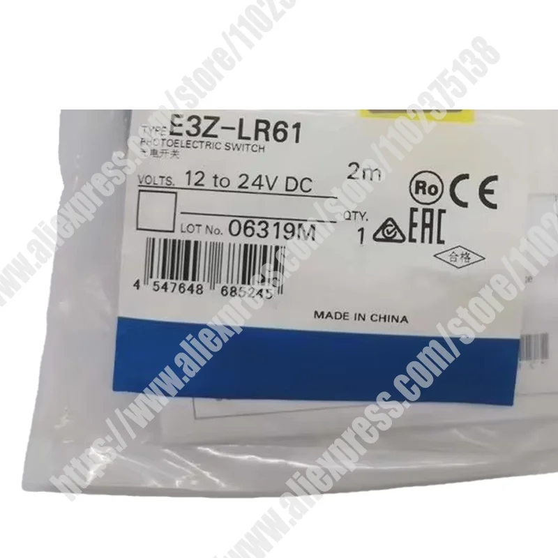 

Новый и оригинальный датчик фотоэлектрического переключателя E3Z-LR61 E3Z-LR81