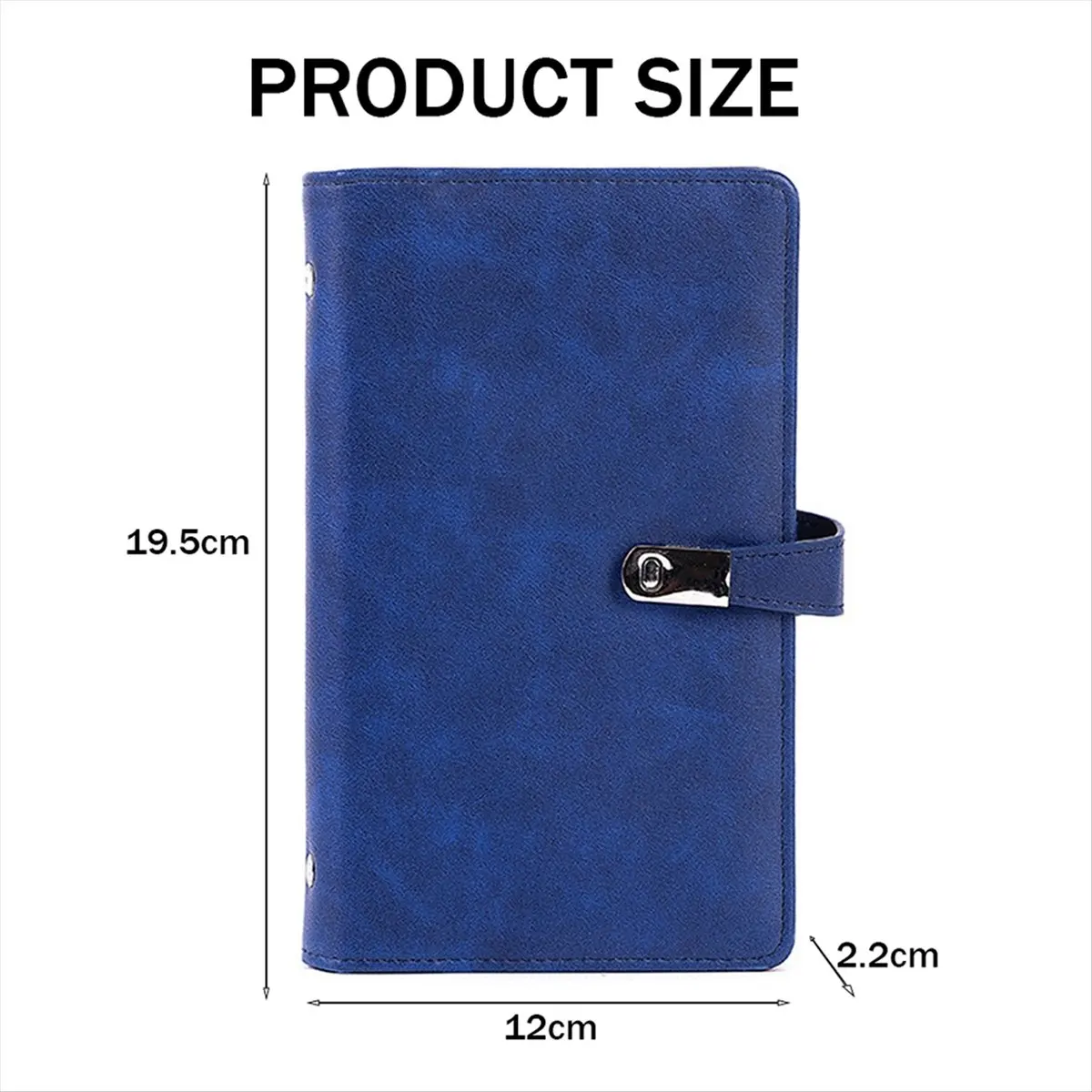 Latest ABBQ-Card Book Holder Organizer, Portable Business Card Holder Book for Men&Women, 120 Card Capacity Name Card Booklet Bl