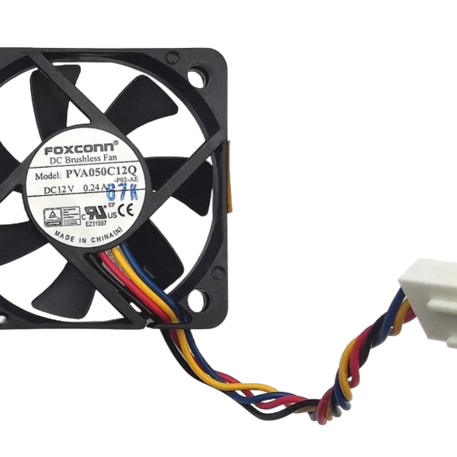 

for FOXCONN PVA050C12Q 5010 5CM PWM Fan, 12V 0.24A Hydraulic Bearing Silent Slim 4-Wire Adjustable Cooler