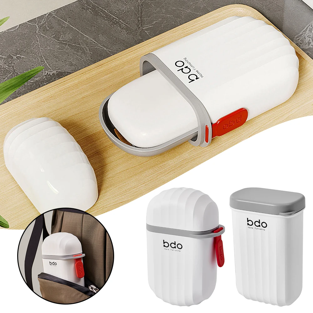 Simple Sealed Drain Soaps Box With Lid Personalized Reusable Soaps Holder Bathroom Accessories