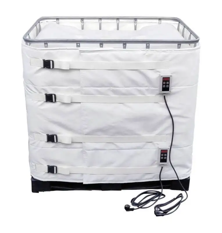 silicone insulated waterproof IBC tank heater cover, suitable for industrial heating processes