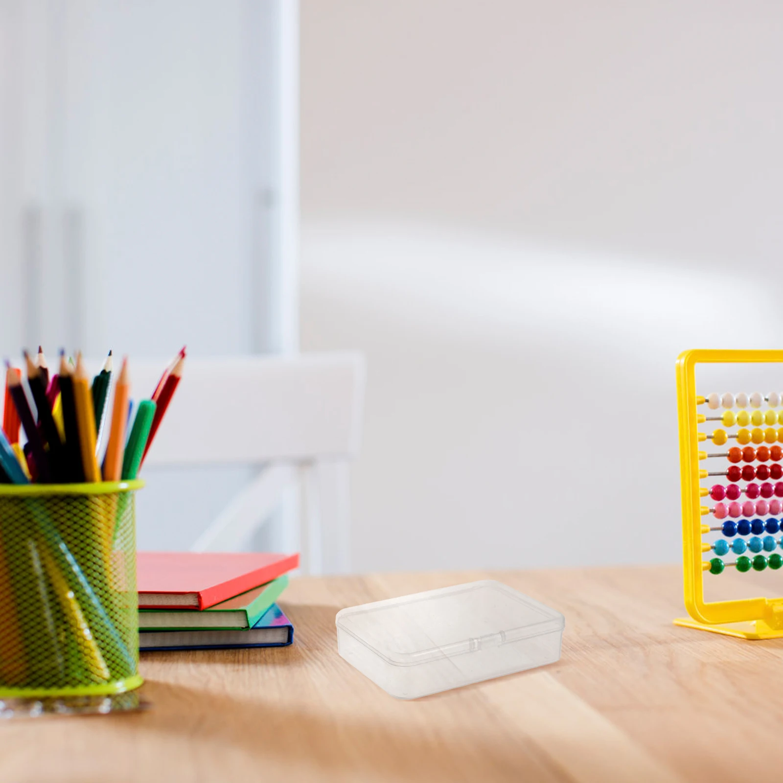 

10PCS Transparent Storage Boxes for Cards Case Craft Containers Plastic Game Business Travel Bead Box Clear Lid